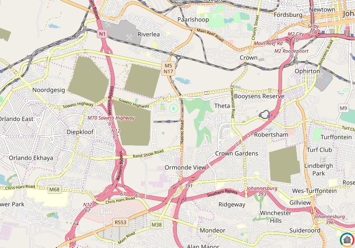 Map location of Nasrec